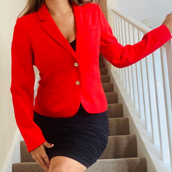 Calvin Klein red blazer - Picture 3 of 6